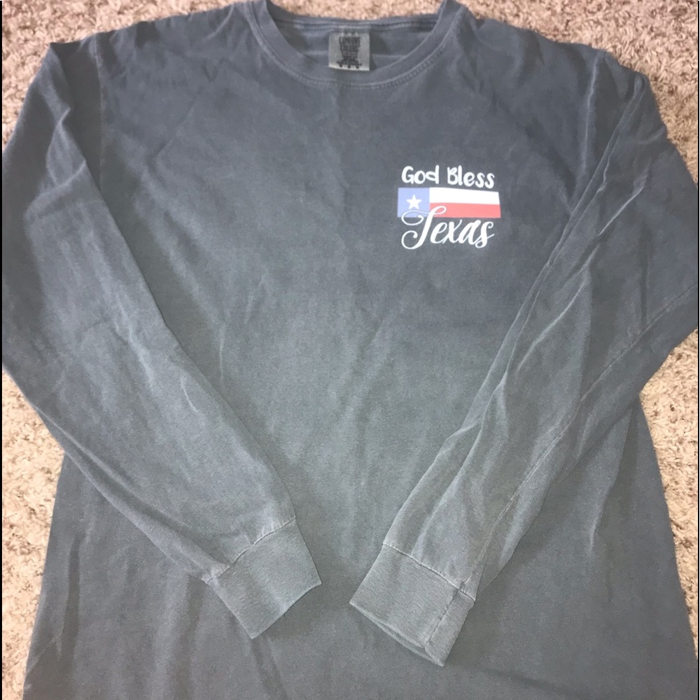 GOD BLESS TEXAS/ COMFORT COLORS TEE